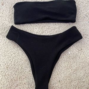 zaful strapless bikini